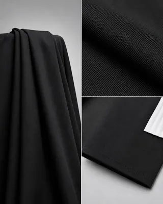 Mostre din materialul Standard al robei, negru
